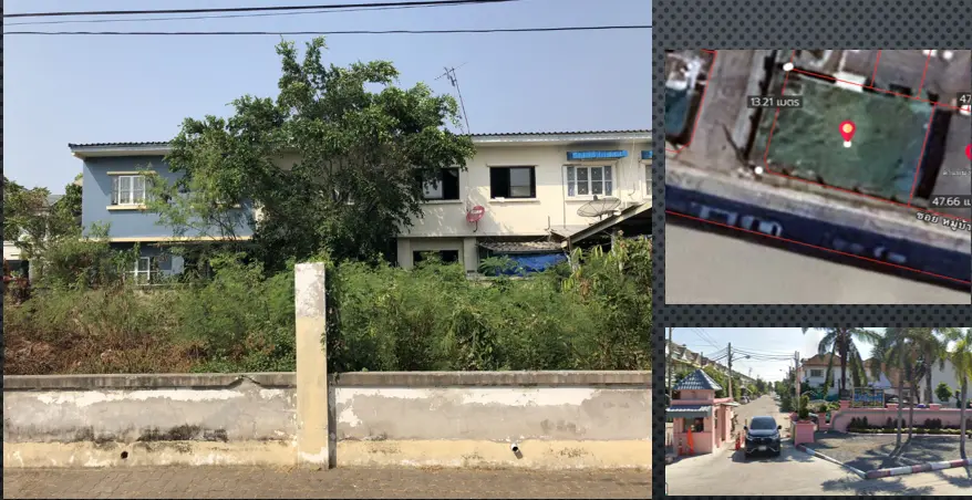 ที่ดินโฉนดเลขที่ 76086 เลขที่ดิน 340 ตำบลบางปลา อำเภอบางพลี จังหวัดสมุทรปราการ  เนื้อที่ประมาณ 60 ตารางวา